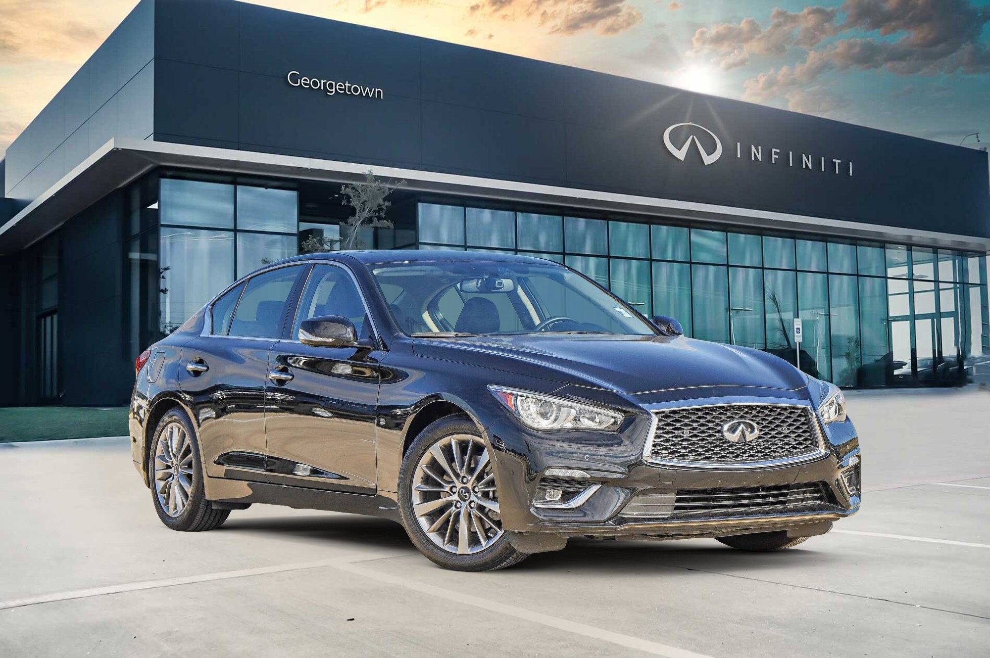 Certified 2023 INFINITI Q50 Luxe w/ Cargo Package