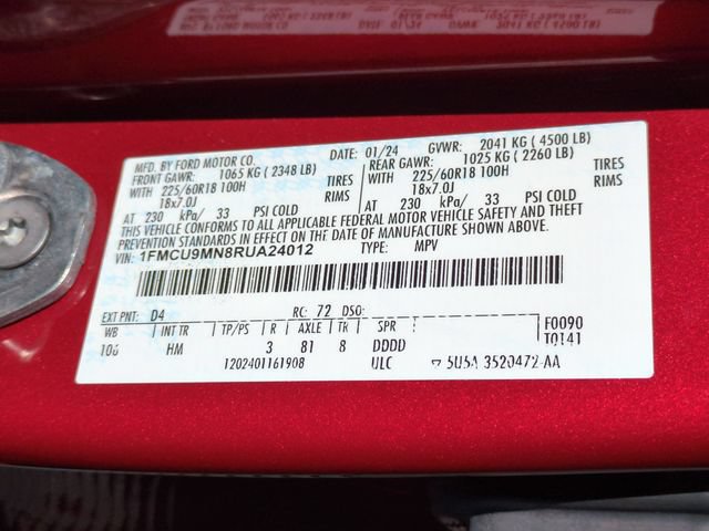 Used 2024 Ford Escape ST-Line AWD/4WD image 35