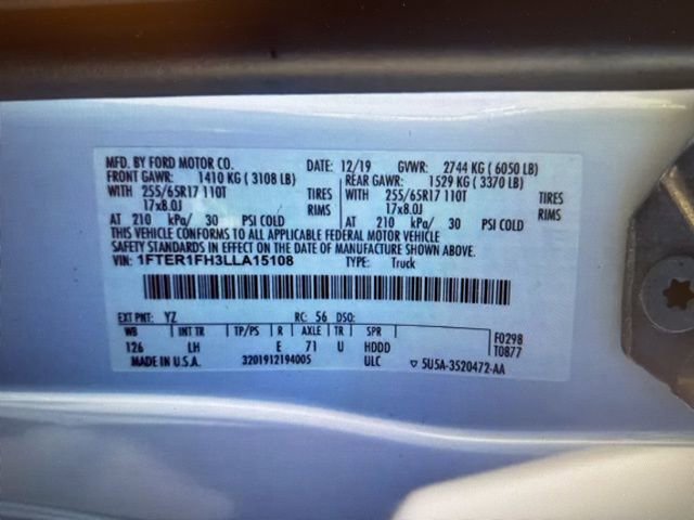 Used 2020 Ford Ranger XL w/ Equipment Group 101A Mid image 7