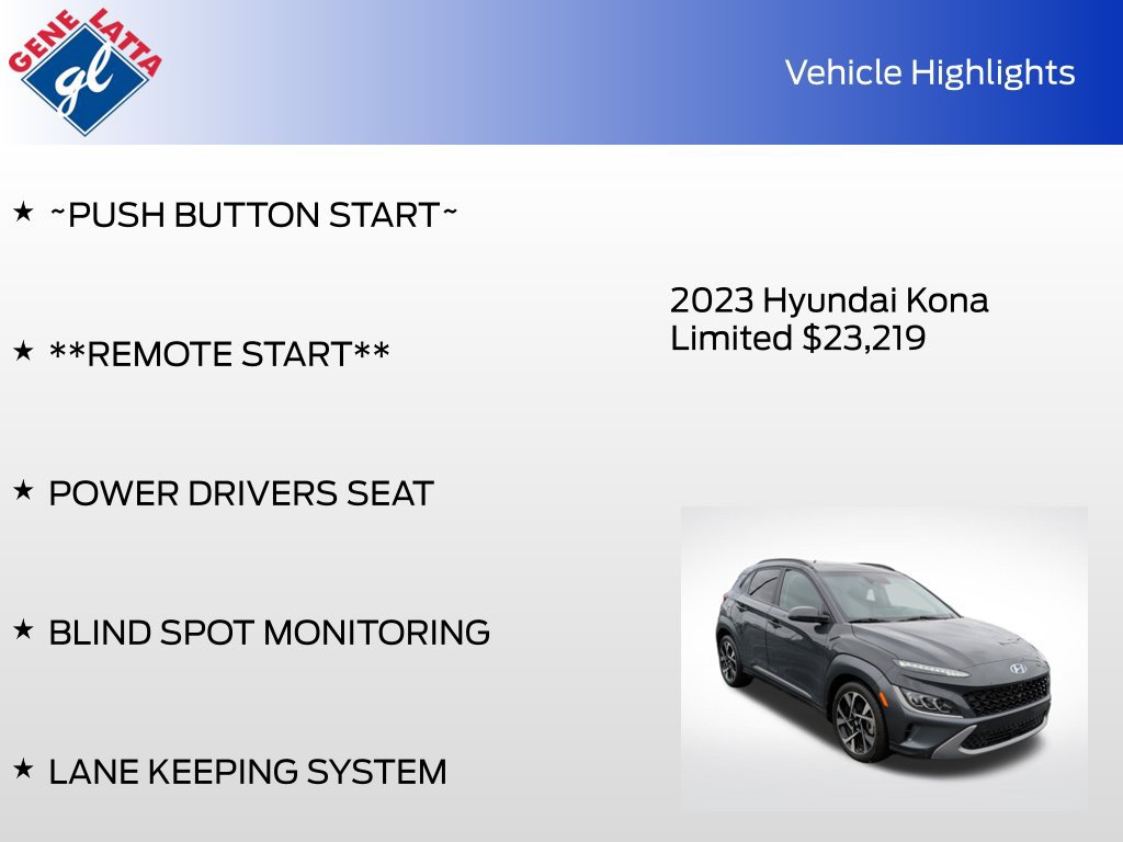 Used 2023 Hyundai Kona Limited AWD/4WD image 35