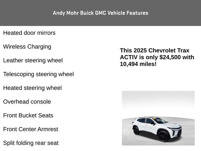 Used 2025 Chevrolet Trax ACTIV w/ Sunroof Package FWD image 12