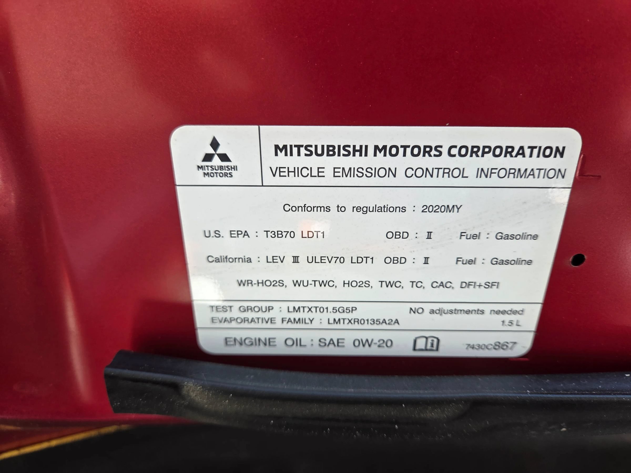 Used 2020 Mitsubishi Eclipse Cross ES FWD image 24