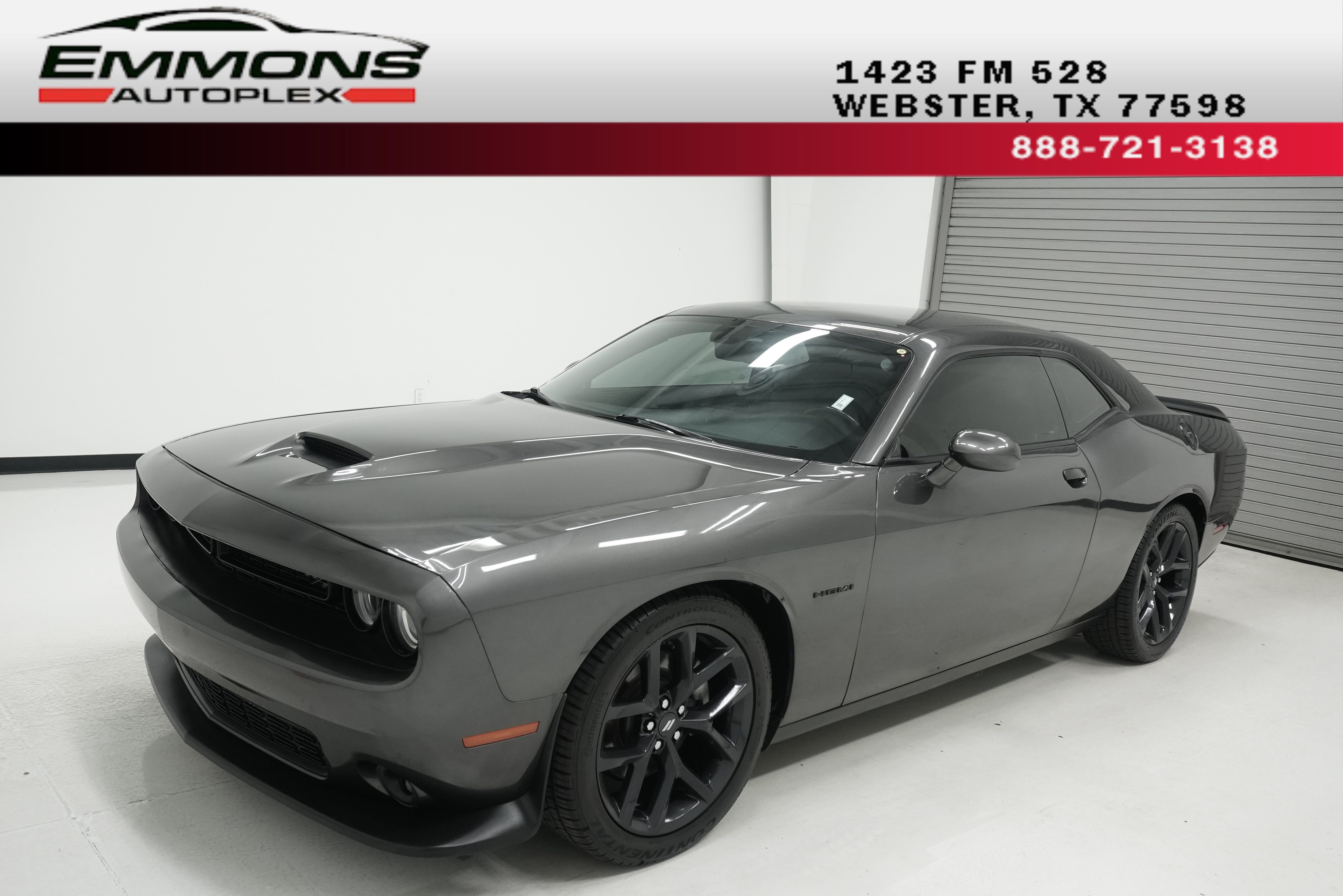 Used 2021 Dodge Challenger R/T w/ Blacktop Package RWD image 1