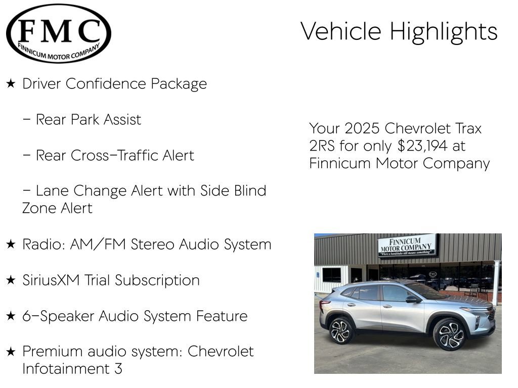 Used 2025 Chevrolet Trax RS w/ Driver Confidence Package image 10
