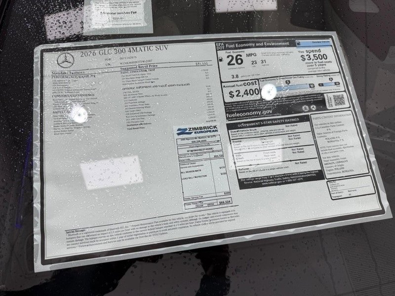 New 2026 Mercedes-Benz GLC 300 4MATIC image 4