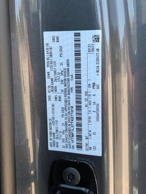 Used 2026 Ford F150 XL w/ Equipment Group 103A High AWD/4WD image 27