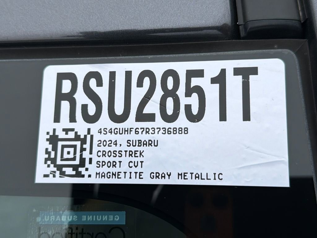 Certified 2024 Subaru Crosstrek 2.5i Sport image 53