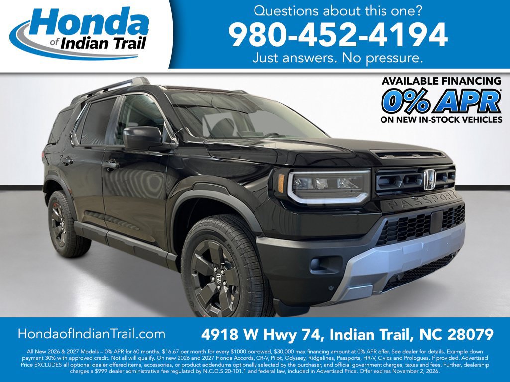 New 2026 Honda Passport RTL 360° Tour