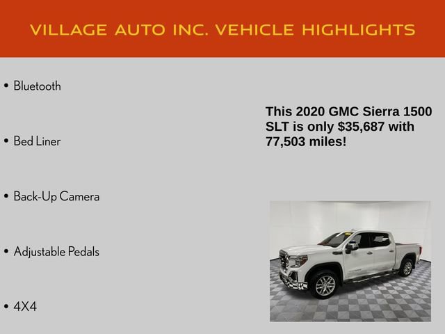 Used 2020 GMC Sierra 1500 SLT w/ SLT Premium Plus Package AWD/4WD image 28