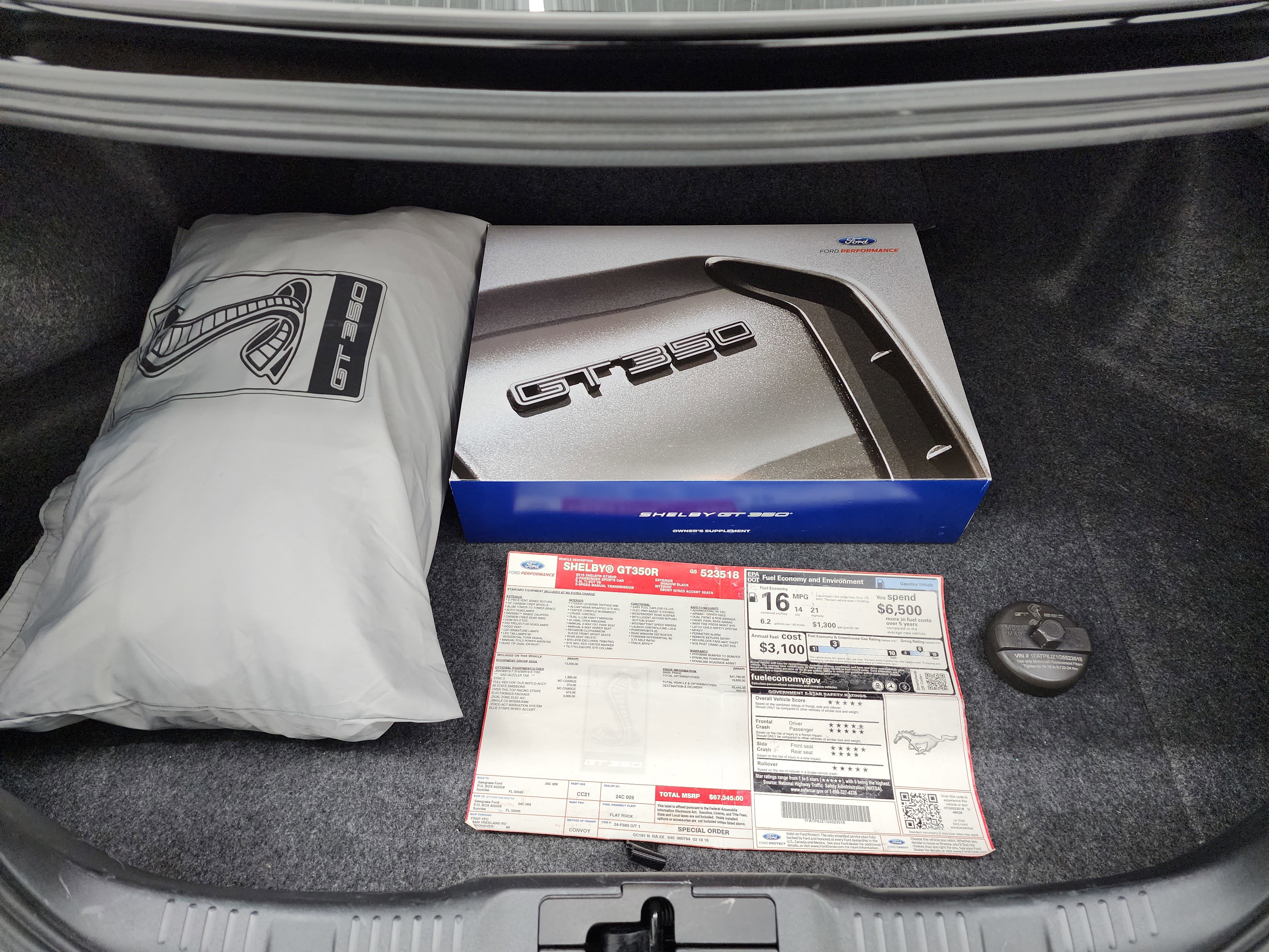 Used 2016 Ford Mustang Shelby GT350R w/ GT350R Equipment Group 920A image 32