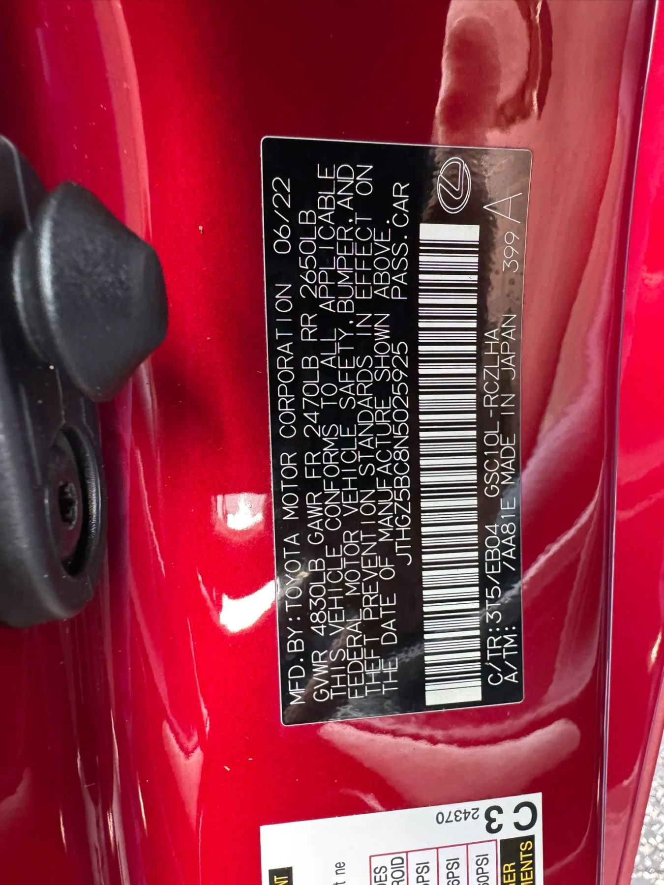 Used 2022 Lexus RC 350 F Sport RWD image 31