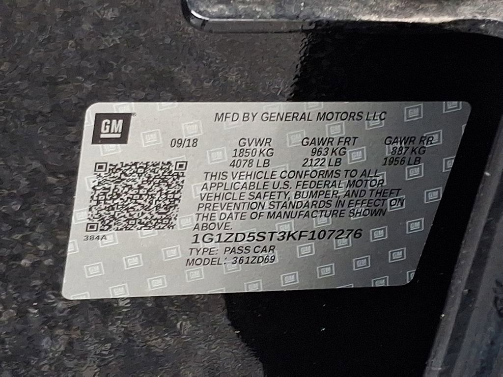 Used 2019 Chevrolet Malibu LT w/ Driver Confidence Package II FWD image 26