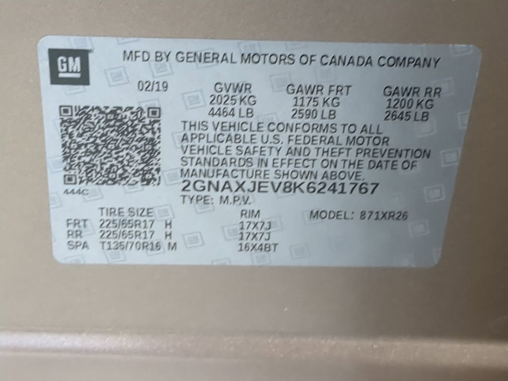 Used 2019 Chevrolet Equinox LT FWD image 41