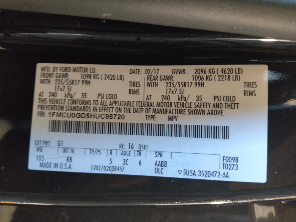 Used 2017 Ford Escape SE w/ Equipment Group 201A FWD image 33