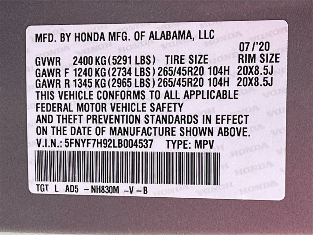 Used 2020 Honda Passport Touring image 31
