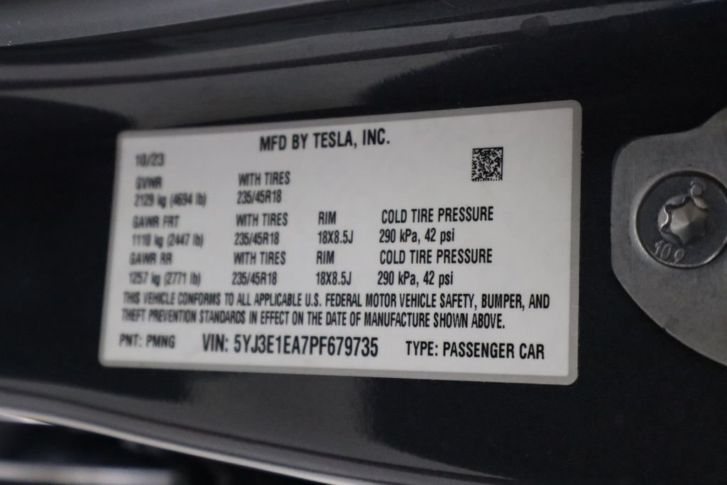 Used 2023 Tesla Model 3 Standard Range RWD image 44