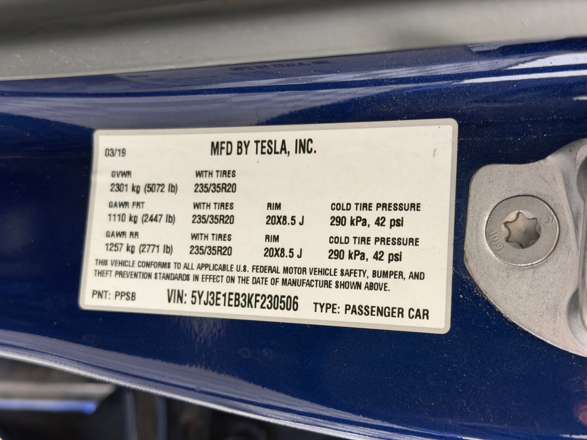 Used 2019 Tesla Model 3 Long Range AWD/4WD image 17