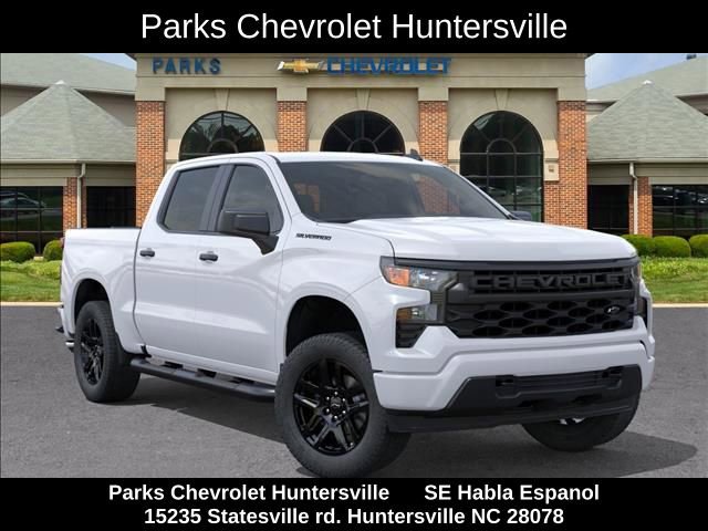 New 2026 Chevrolet Silverado 1500 Custom w/ Turbomax Blackout Package RWD image 8