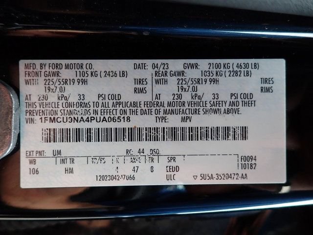 Certified 2023 Ford Escape ST-Line Select w/ Tech Pack #2 AWD/4WD image 24