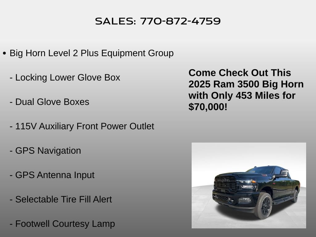 Used 2025 RAM 3500 Big Horn image 15