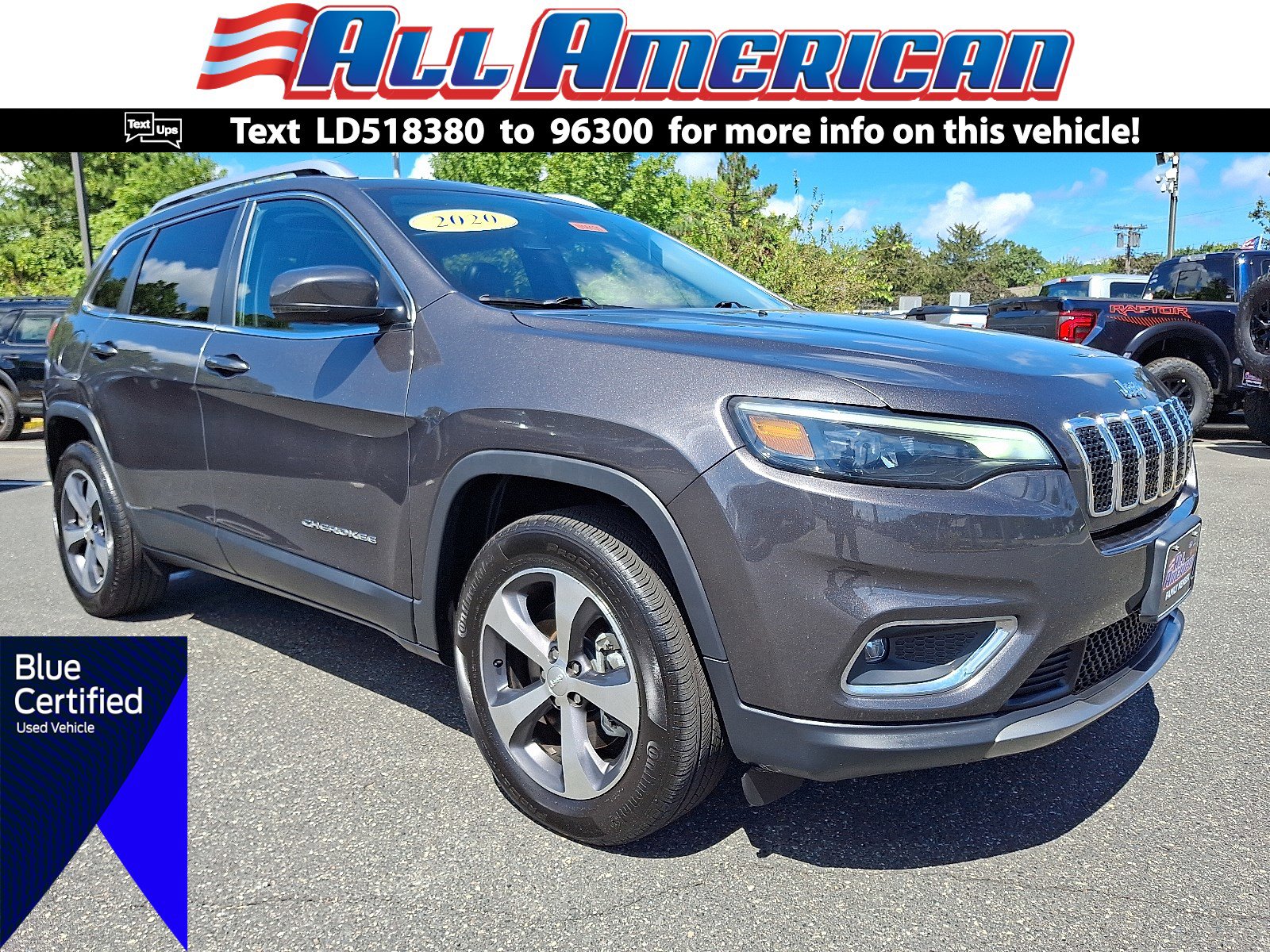 Used 2020 Jeep Cherokee Limited