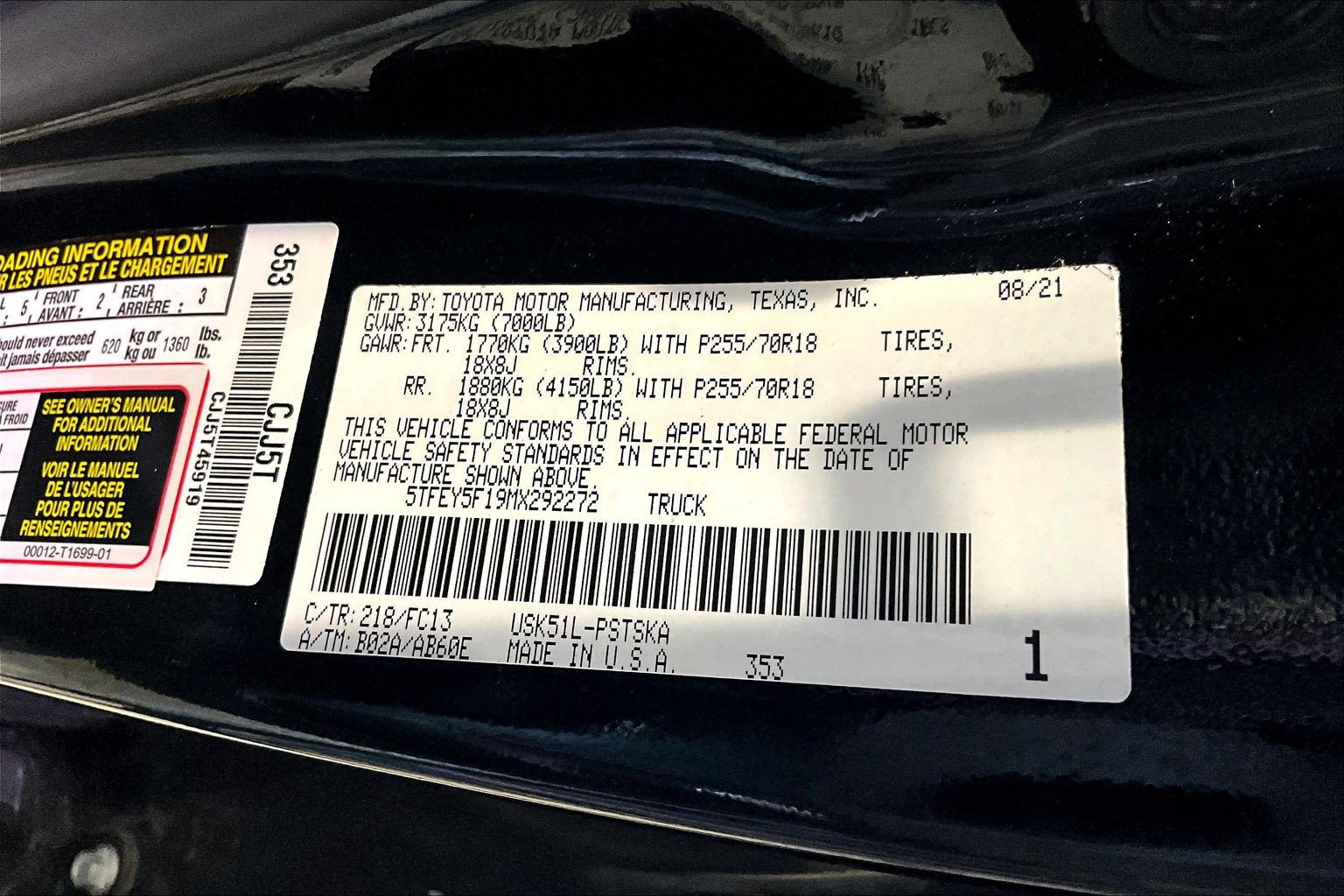 Used 2021 Toyota Tundra SR5 RWD image 20