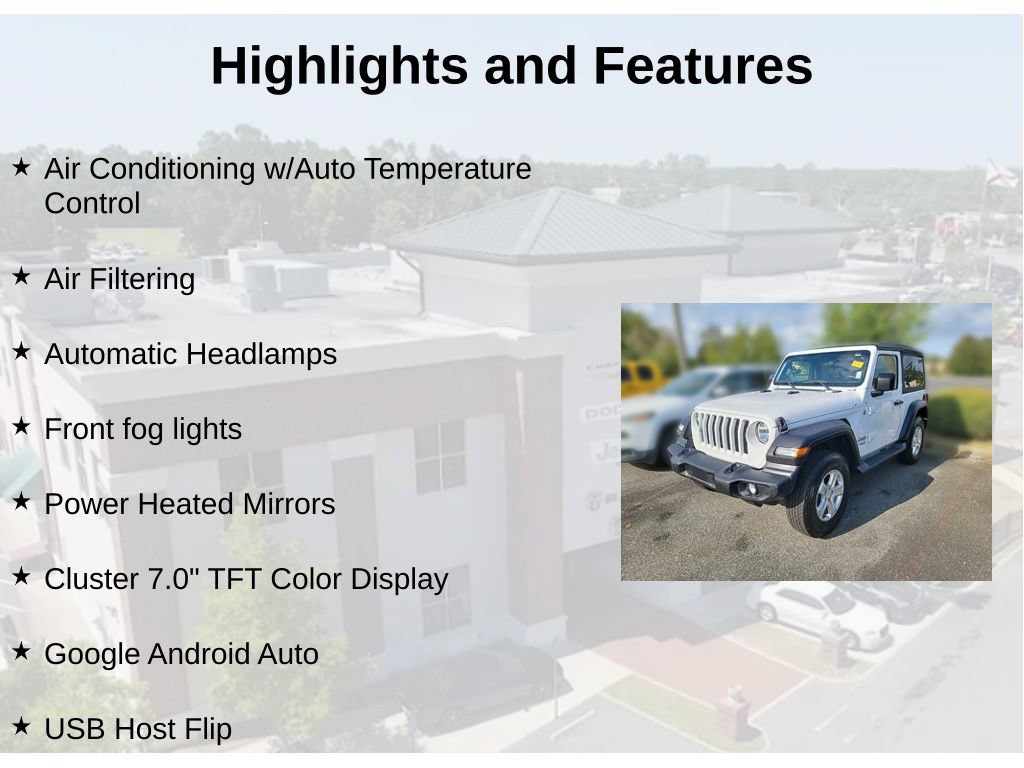 Used 2019 Jeep Wrangler Sport AWD/4WD image 3
