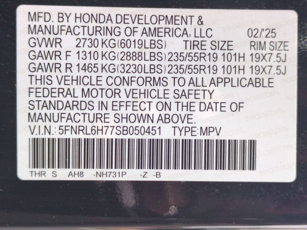 Used 2025 Honda Odyssey Sport-L image 36