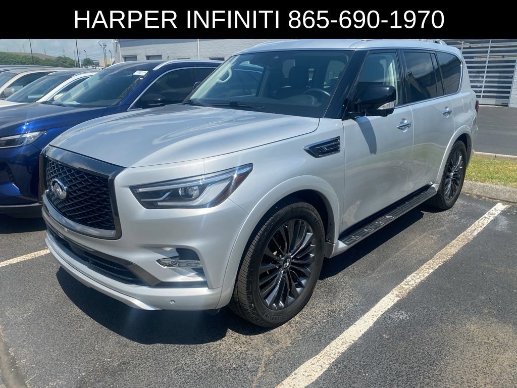 Used 2021 INFINITI QX80 Premium Select w/ Cargo Package AWD/4WD image 1