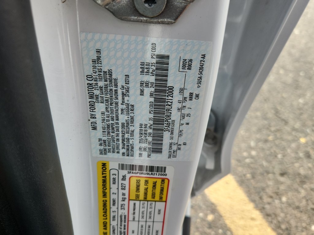 Used 2020 Ford Fusion Titanium FWD image 19