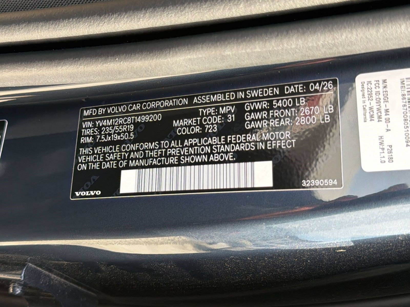 New 2026 Volvo XC60 B5 Plus w/ Climate Package AWD/4WD image 25