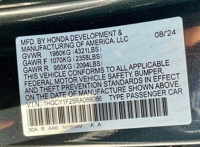 Certified 2024 Honda Accord LX image 26
