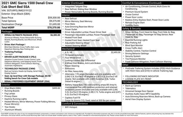 Used 2021 GMC Sierra 1500 Denali w/ Denali Ultimate Package image 2