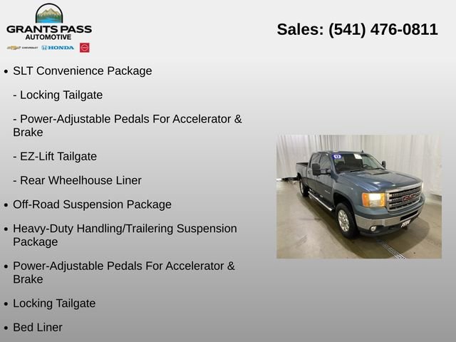 Used 2013 GMC Sierra 2500 SLT w/ SLT Convenience Package AWD/4WD image 6