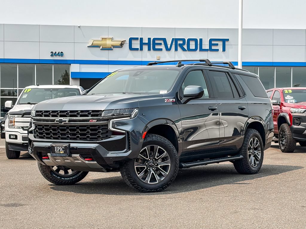 Used 2021 Chevrolet Tahoe Z71 w/ Rear Media and Nav Package AWD/4WD image 1