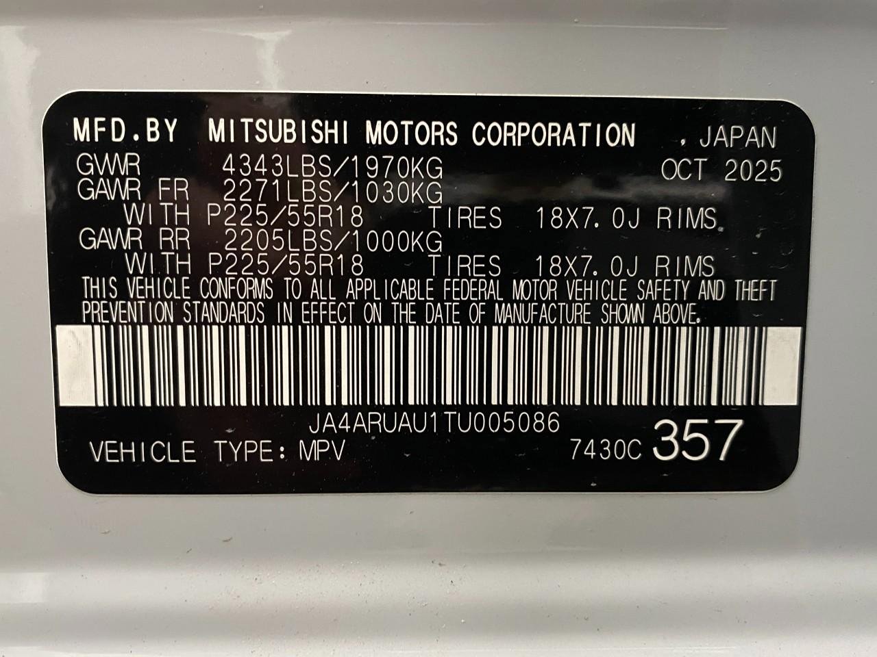 New 2026 Mitsubishi Outlander Sport ES image 28