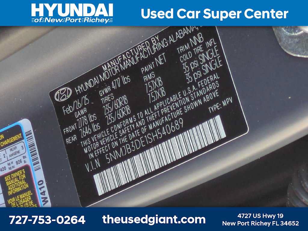 Certified 2025 Hyundai Tucson SEL FWD image 34