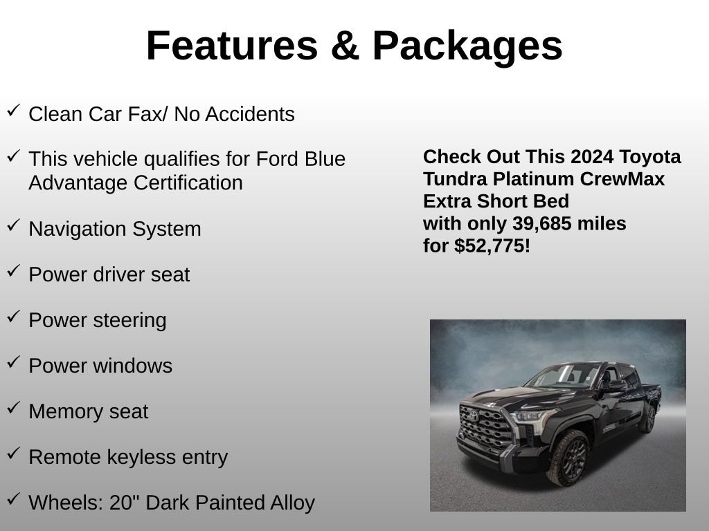 Used 2024 Toyota Tundra Platinum AWD/4WD image 4