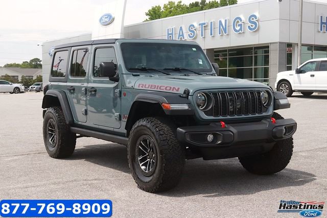 Used 2024 Jeep Wrangler Unlimited Rubicon w/ XTREMEE 35" Tire Package AWD/4WD image 1