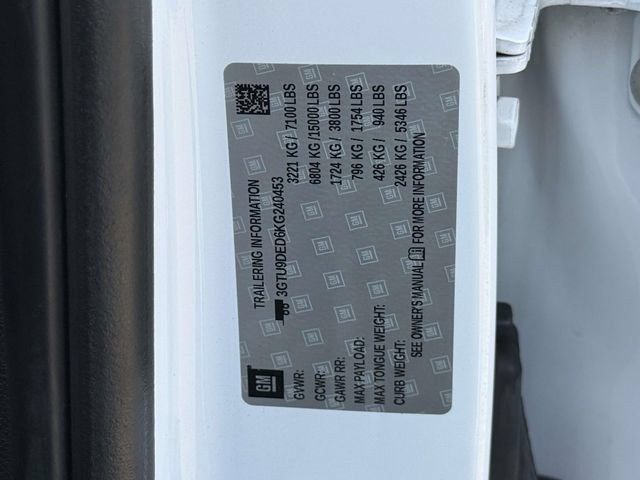 Used 2019 GMC Sierra 1500 SLT w/ Driver Alert Package I AWD/4WD image 26