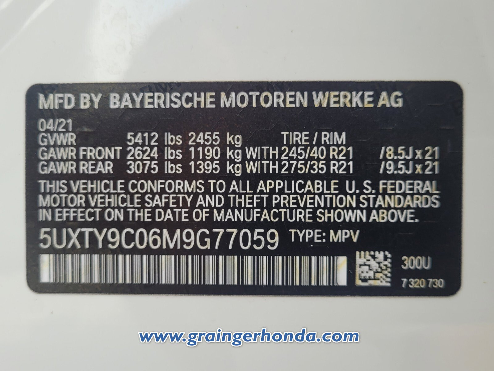 Used 2021 BMW X3 M40i w/ Parking Assistance Package image 14