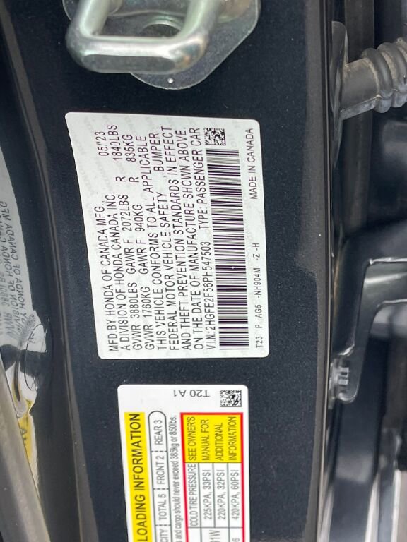 Certified 2023 Honda Civic Sport image 28