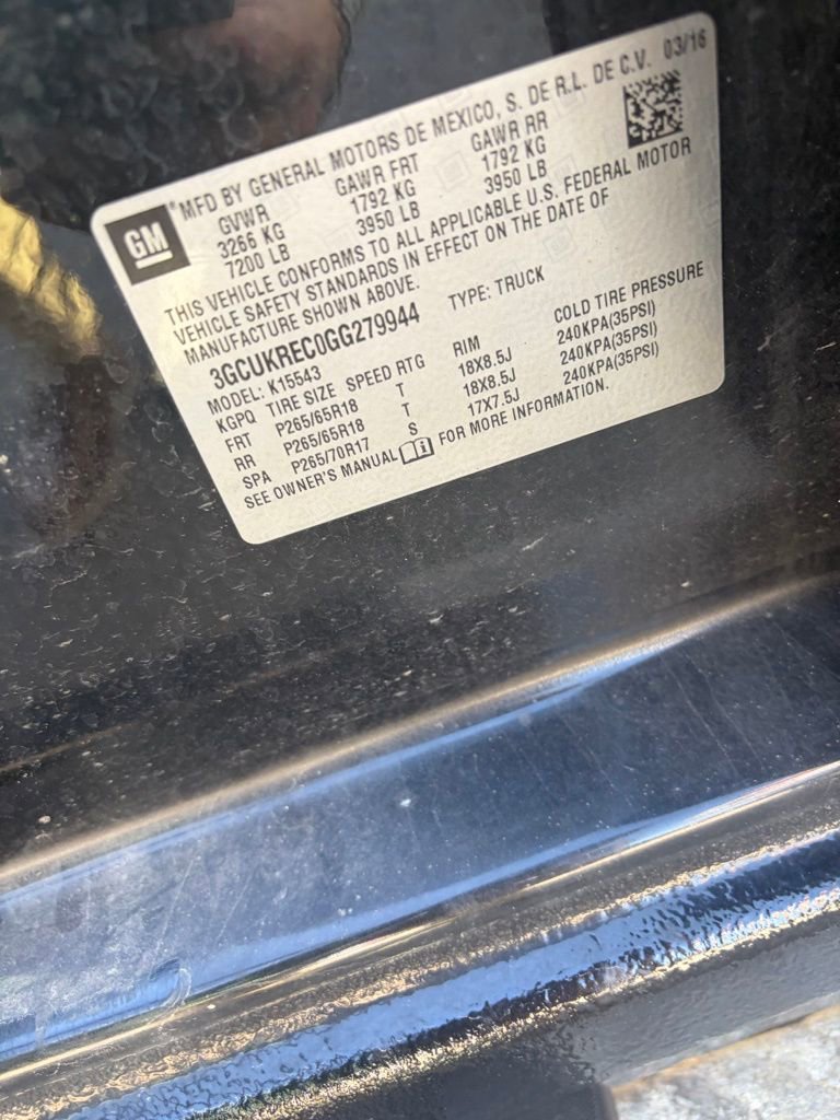 Used 2016 Chevrolet Silverado 1500 LT w/ All Star Edition image 2