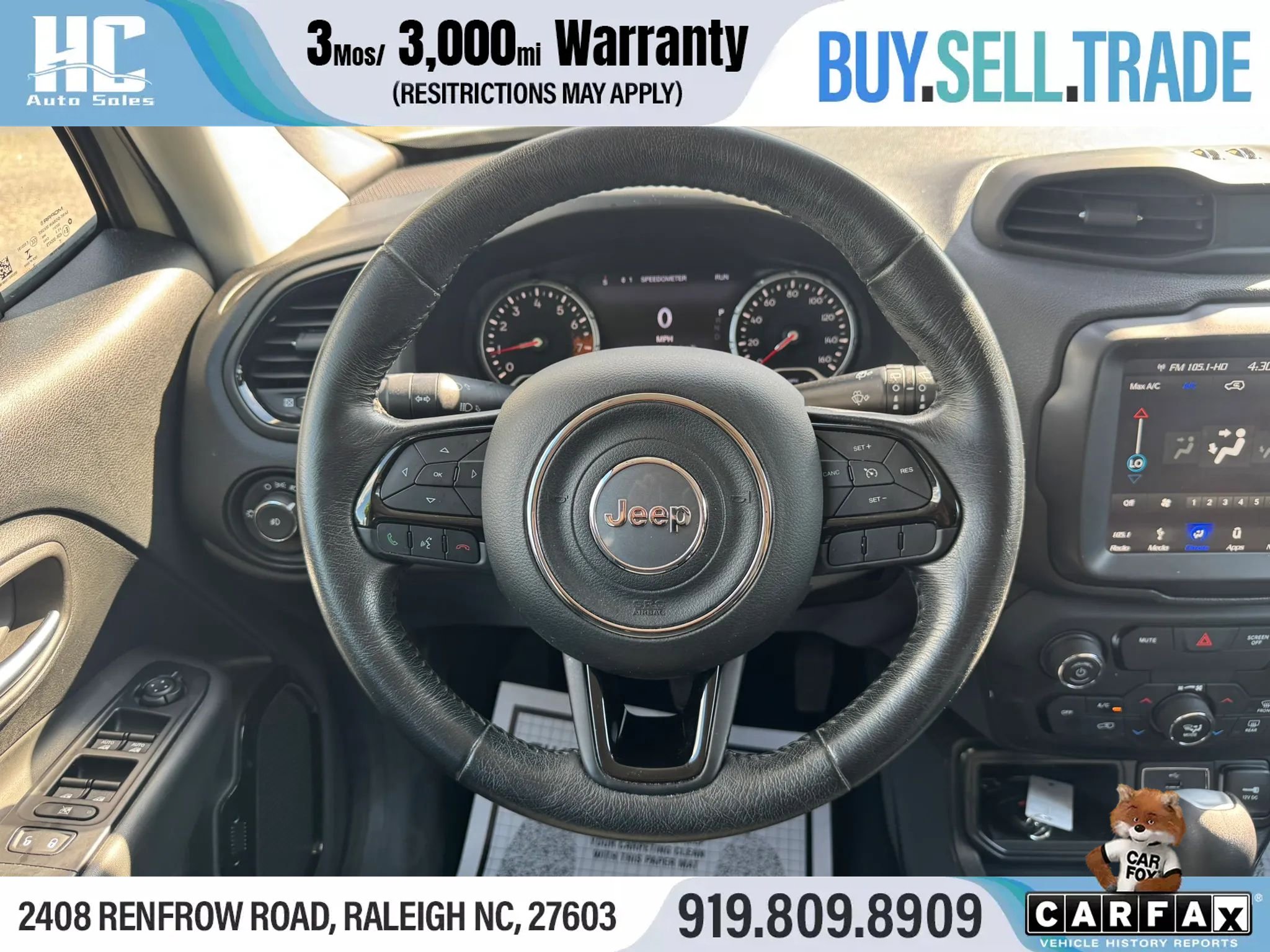 Used 2018 Jeep Renegade Altitude w/ UConnect 8.4 Nav Group FWD image 25
