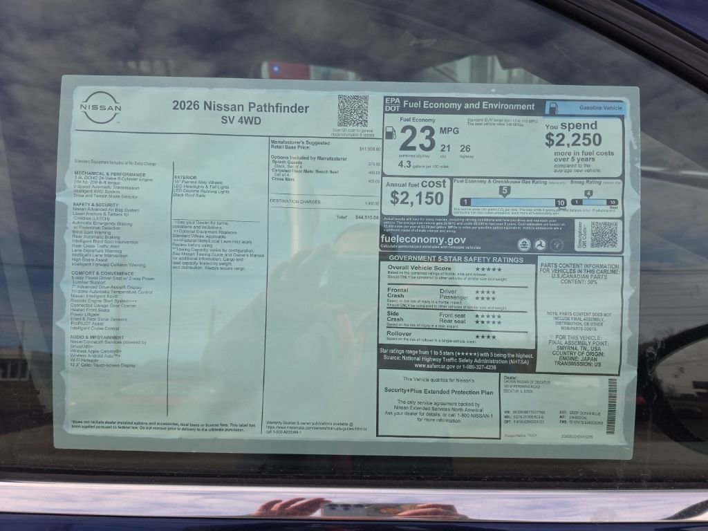 New 2026 Nissan Pathfinder SV image 3