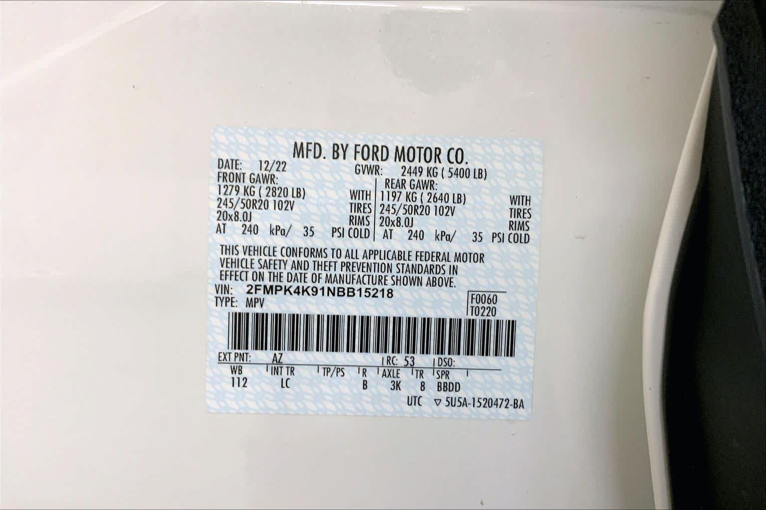 Used 2022 Ford Edge Titanium AWD/4WD image 36