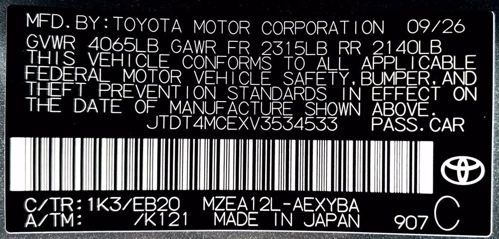 New 2027 Toyota Corolla XSE FWD image 24