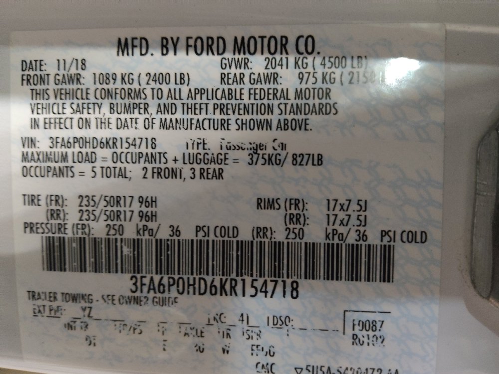 Used 2019 Ford Fusion SE FWD image 33