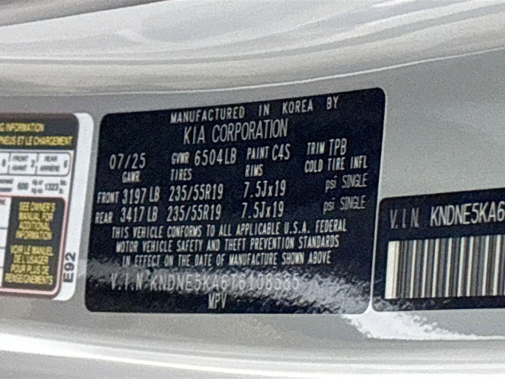 New 2026 Kia Carnival SX image 26