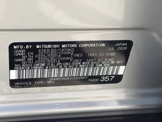 New 2027 Mitsubishi Outlander Sport ES FWD image 23